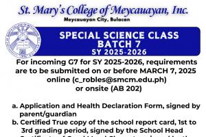 Special Science Class Batch 7